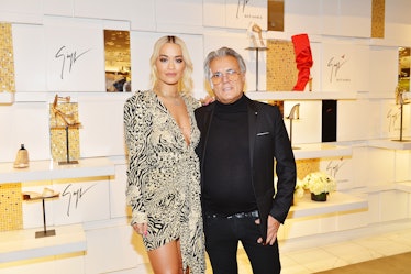 Giuseppe Zanotti And Rita Ora Launch 'Giuseppe for Rita Ora' Shoe Collection At Saks Fifth Avenue Be...