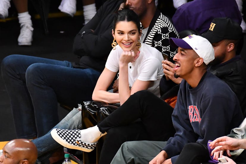 Celebrities At The Los Angeles Lakers Game