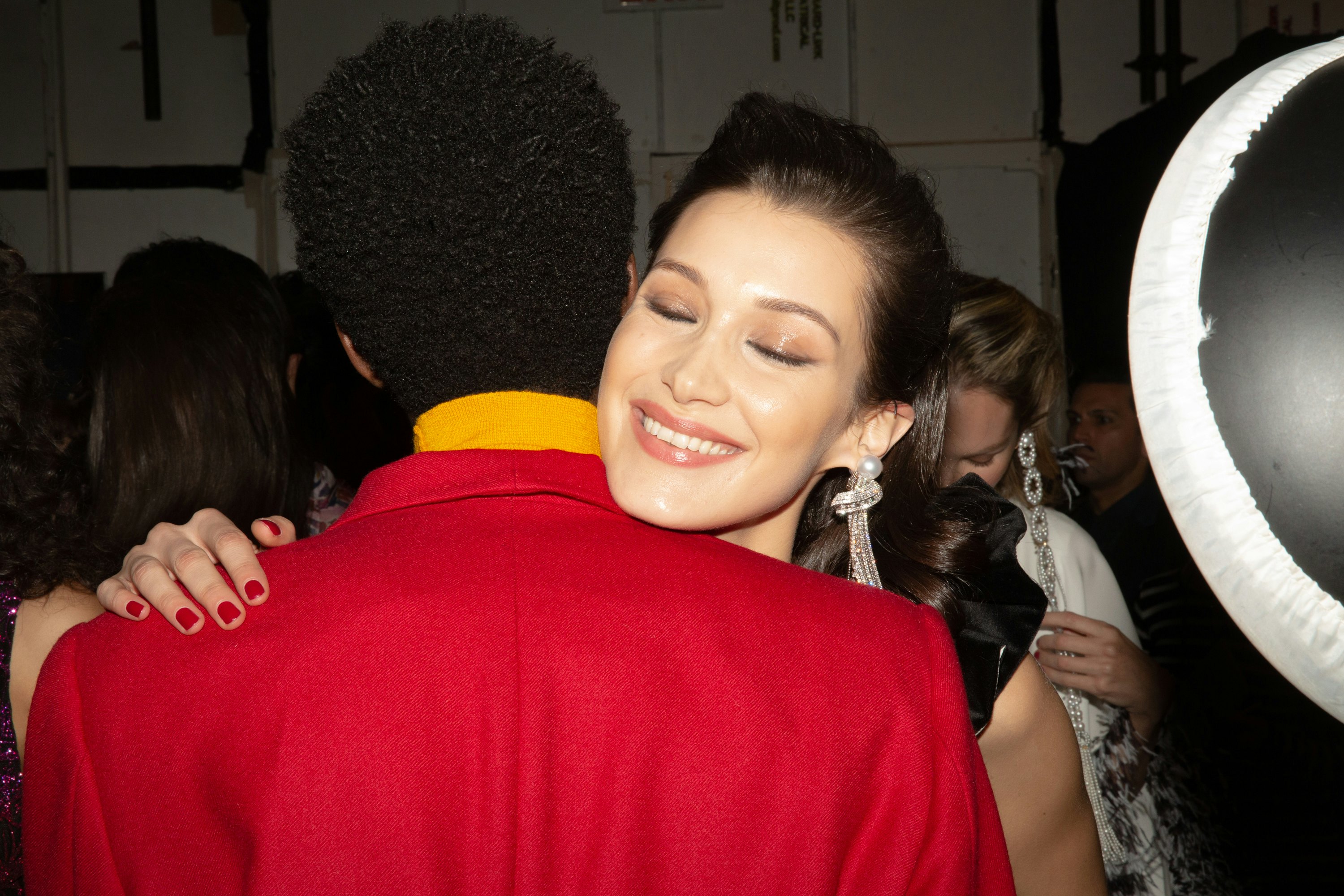 Go Backstage With Bella Hadid and Winnie Harlow at Prabal Gurung