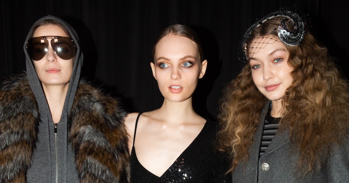 Backstage at Michael Kors Fall 2019 Runway Show: Gigi Hadid, Kaia