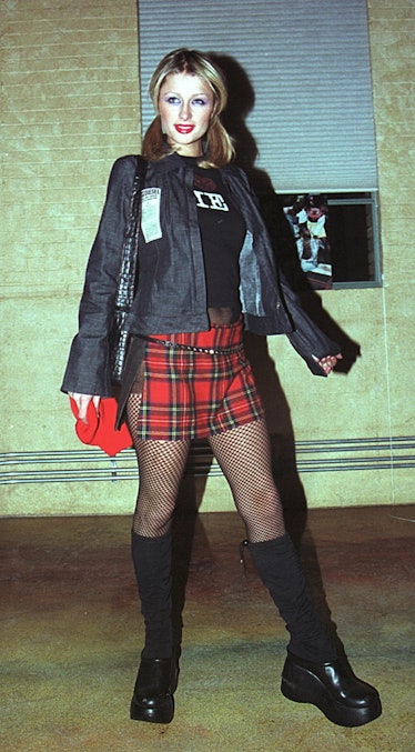 Paris Hilton arrives for a party January 24, 2001 at the Sundance Film Festival in Park City, UT.