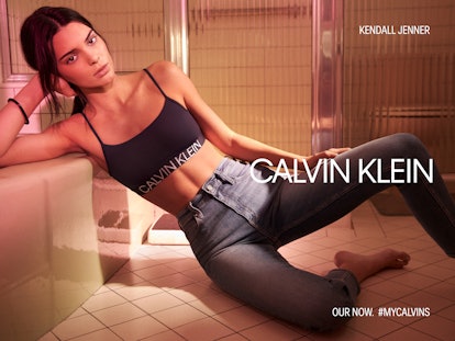 Kendall Jenner reveals Calvin Klein underwear in Instagram snap for Denim  Day