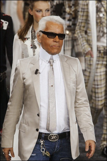 How Karl Lagerfeld’s Signature Look Transformed Over the Years