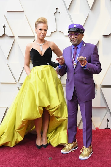 Tonya Lewis Lee and Director Spike Lee attending the 2019 Oscars Red carpet 