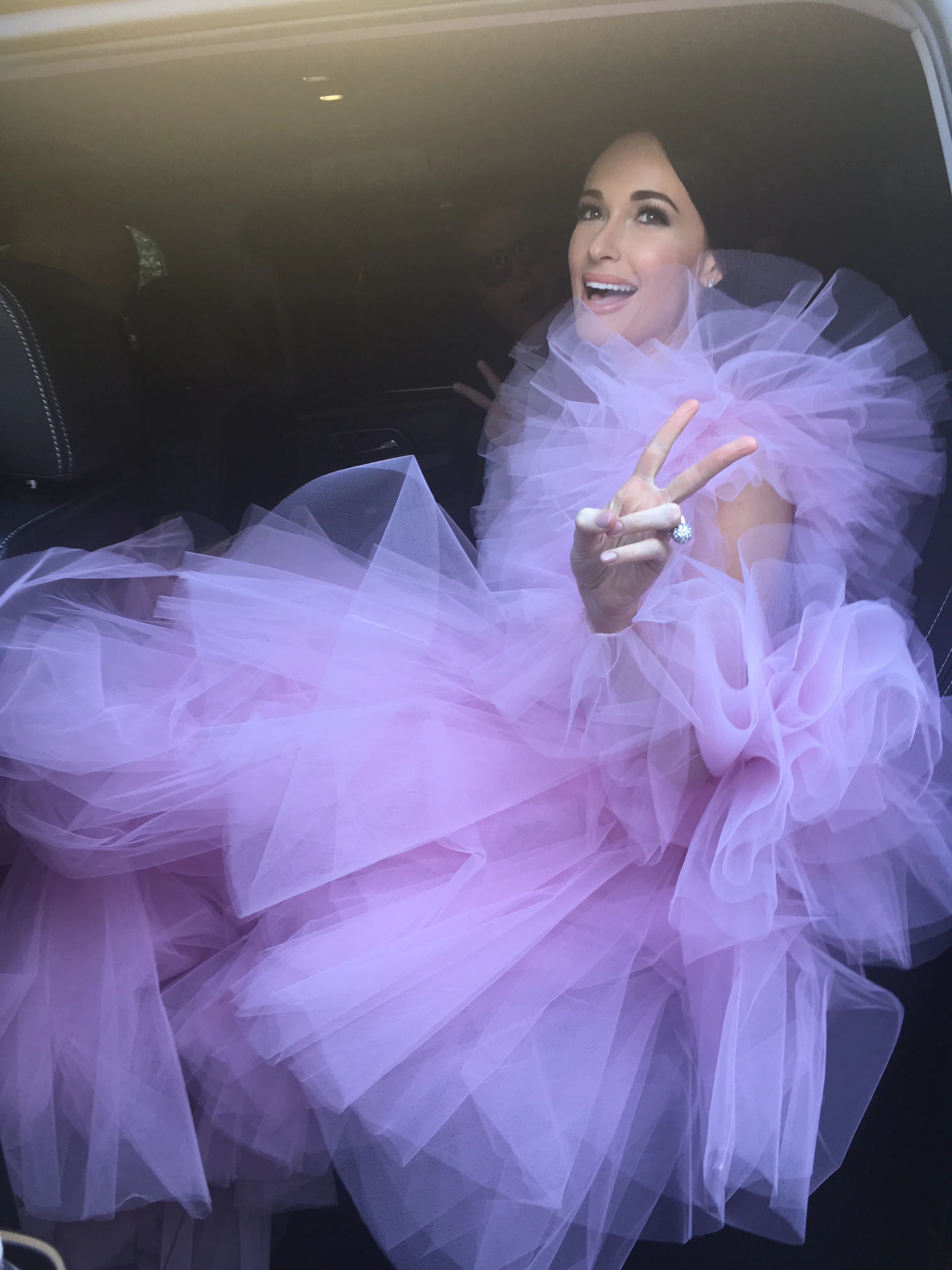 kacey musgraves purple dress Kacey Musgraves Lavender Princess Ball Gown 50th annual CMA Awards TCD6928