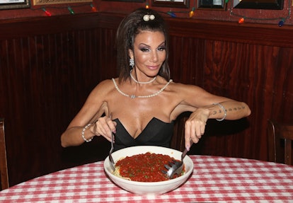 Danielle Staub Visits Planet Hollywood's "Holidays In Hollywood Wonderland"