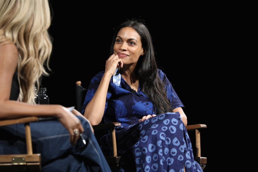Tribeca TV Festival's Tribeca Talks: The Journey Inspired By TUMI With Rosario Dawson And Laverne Co...