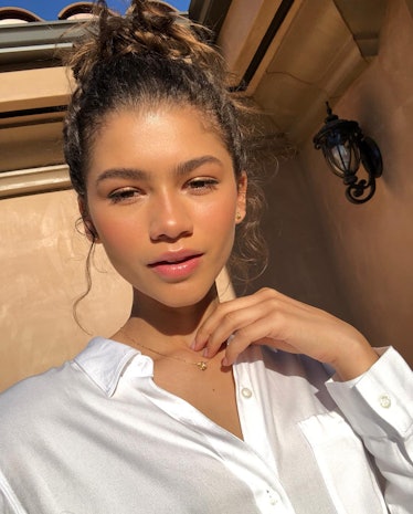 Zendaya's curly hair with bangs and all the best celeb beauty looks of the  week