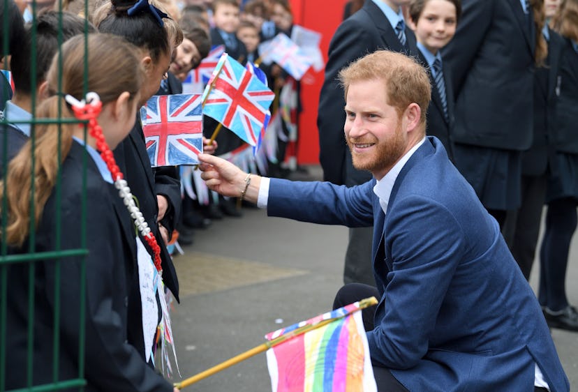The Duke Of Sussex Visits St Vincent's Catholic Primary School In Acton