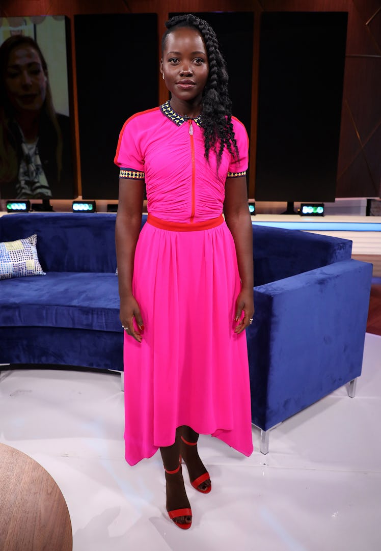 Lupita Nyong'o Visits Telemundo's "Un Nuevo Dia"