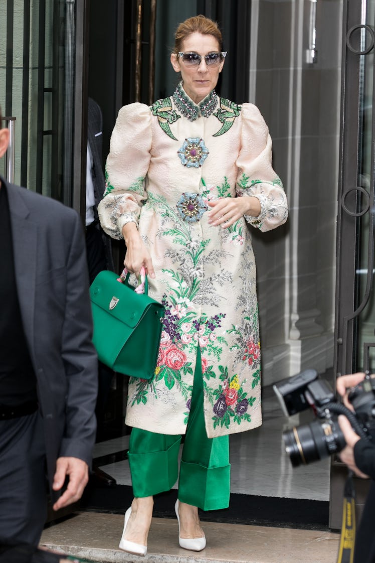 Singer Celine Dion is seen on July 2, 2017 in Paris, France.