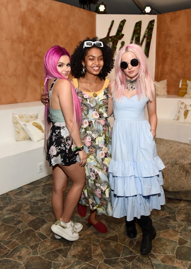 Ariel Winter, Yara Shahidi, and Dove Cameron at Coachella