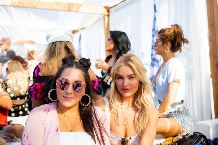 Michelle Randolph with her friend at the Revolve Festival in La Quinta, California