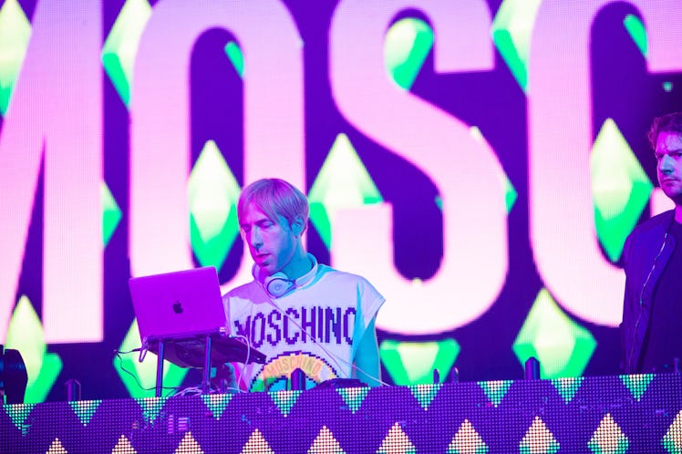 DJ at the Moschino party in Indio, California