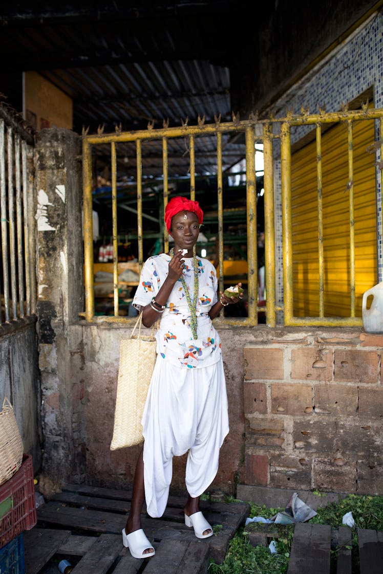 A young woman in Salvador, Brazil