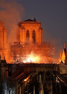 Fire Breaks Out At Iconic Notre-Dame Cathedral In Paris
