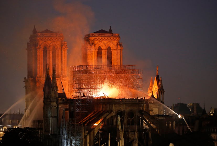 Fire Breaks Out At Iconic Notre-Dame Cathedral In Paris