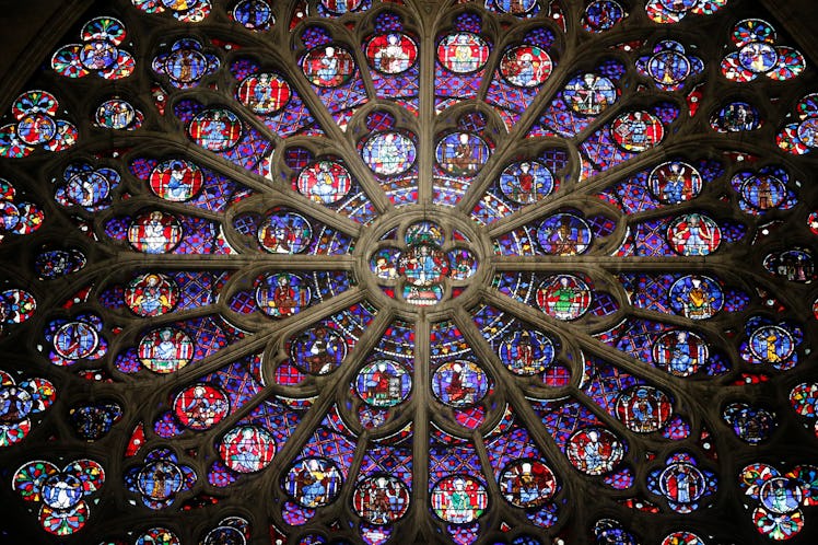 Notre-Dame de Paris Cathedral. South rose.