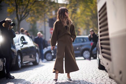 Street Style - Paris Fashion Week - Womenswear Spring/Summer 2016 : Day Six