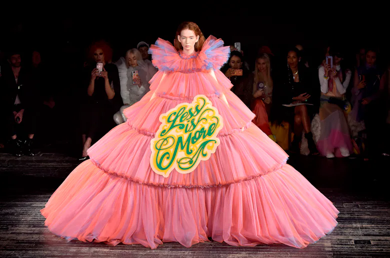 fashion dress 2019 Viktor & Rolf's Spring Summer 2019 couture Fashion Statements collection demonstrates the "expressive power of clothing"