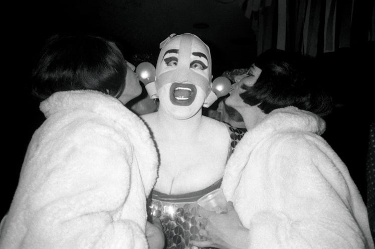 Leigh Bowery at Bentley's Opening. April 6, 1988
