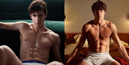 Shawn Mendes and Noah Centineo's New Calvin Klein Underwear Ads Will Send  You Spiraling