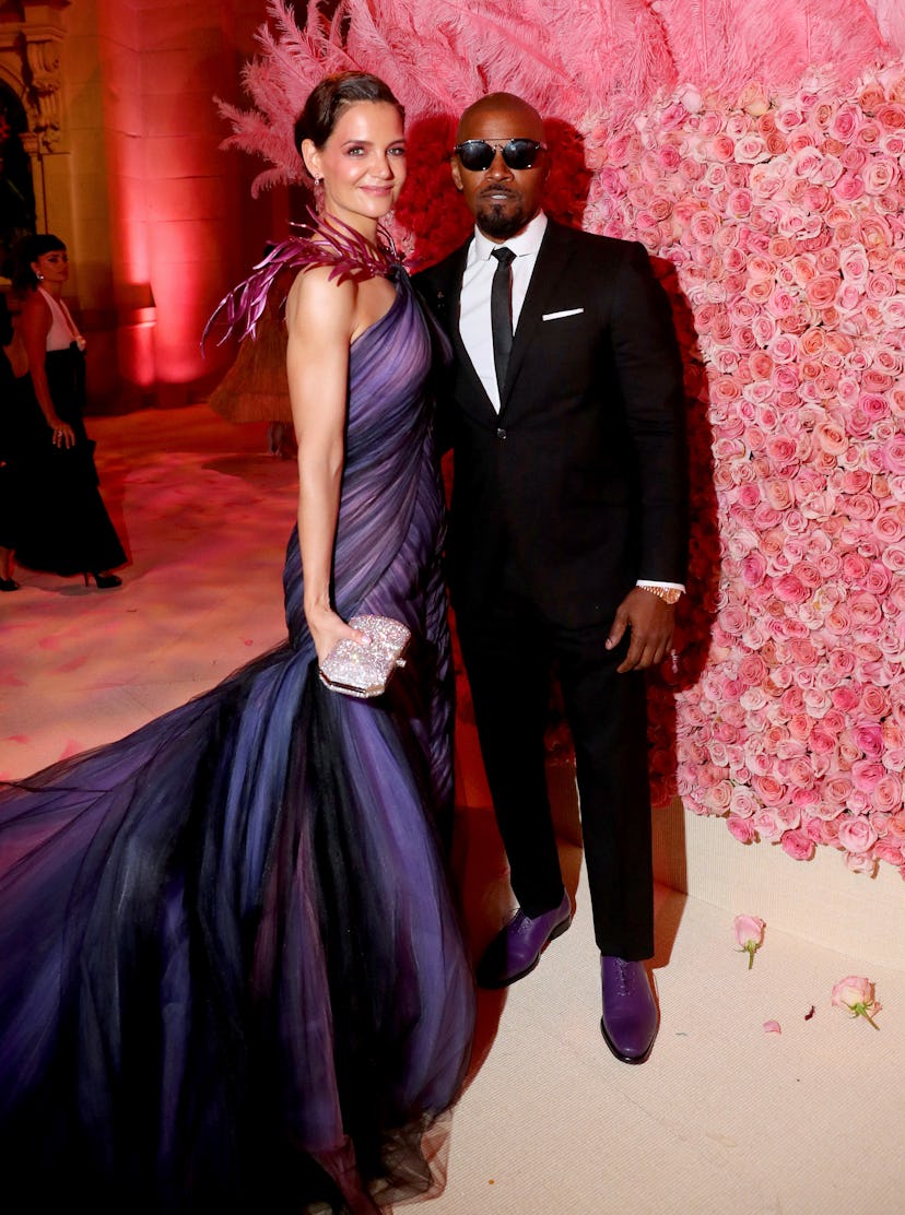 Katie Holmes and Jamie Foxx at the Met Gala