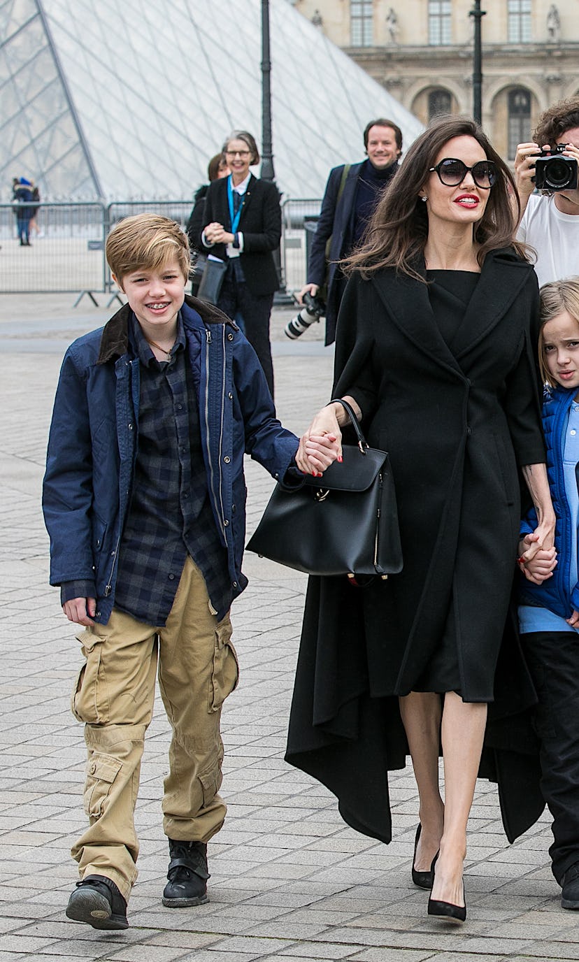 Angelina Jolie Sighting in Paris