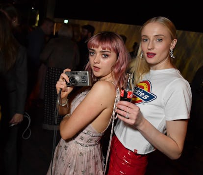 Sophie Turner and Maisie Williams