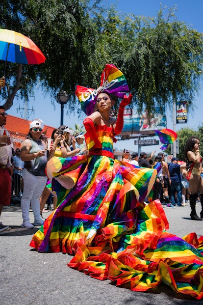 The . Pride Parade Brought an Exuberant Rainbow of Colorful Street Style
