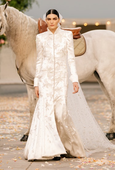 The Chanel spring 2021 couture bride