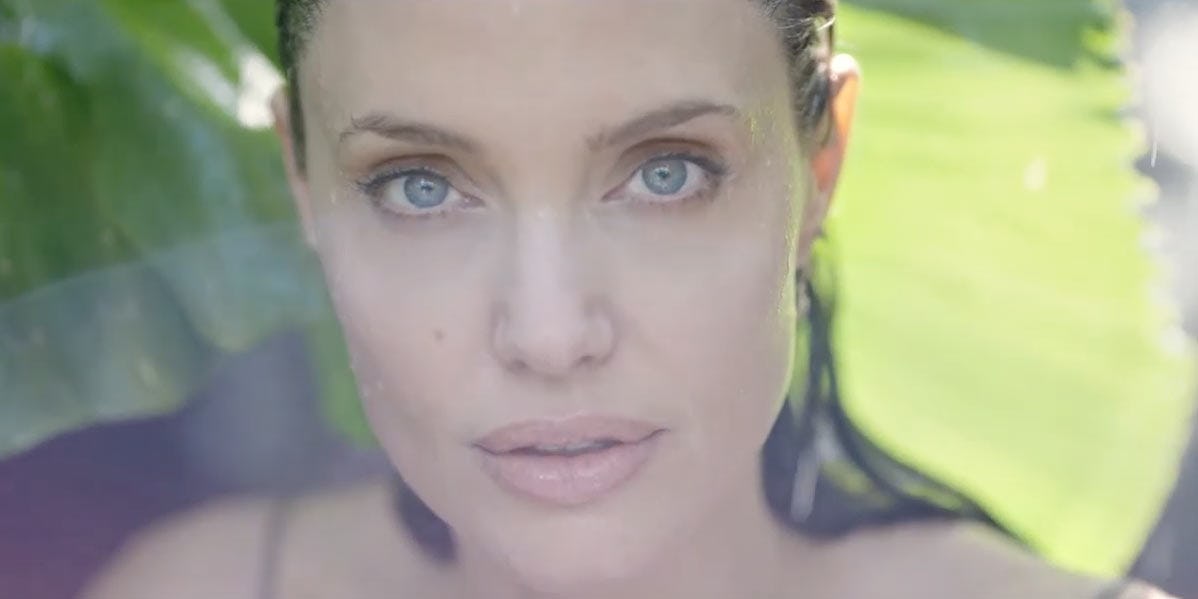 Angelina jolie perfume online commercial