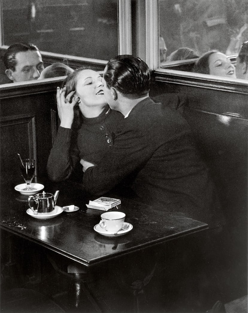 Couple d Amoureux dans un Petit Cafe Quartier Italie c1932 c Estate Brassai Succession Paris.jpg