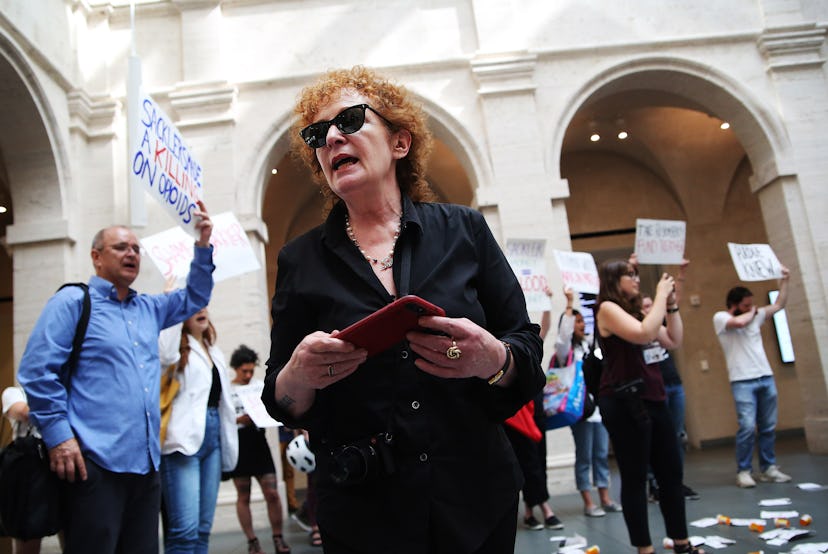 Opioid Protest At Harvard Art Museum