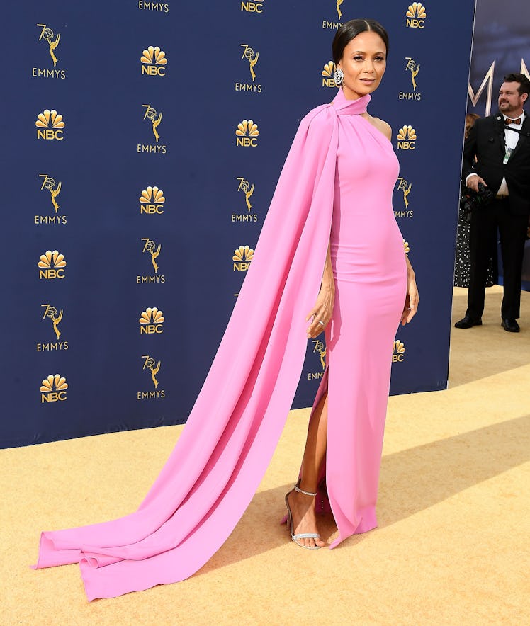 Thandie Newton pink dress Emmys