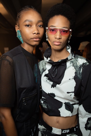 Backstage at Off-White Men's Fall 2020 Show During Paris Fashion