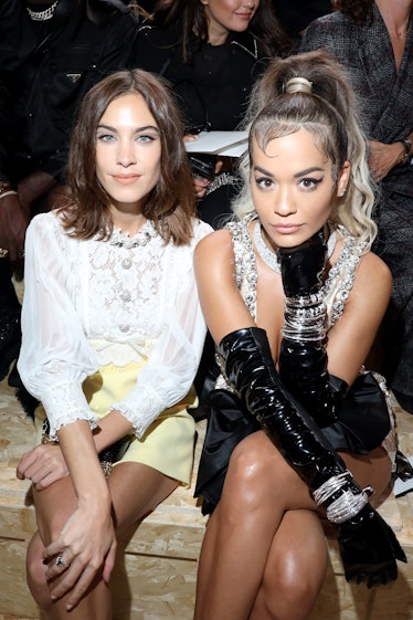 Celebrity Front Row at Paris Fashion Week for Louis Vuitton – Footwear News