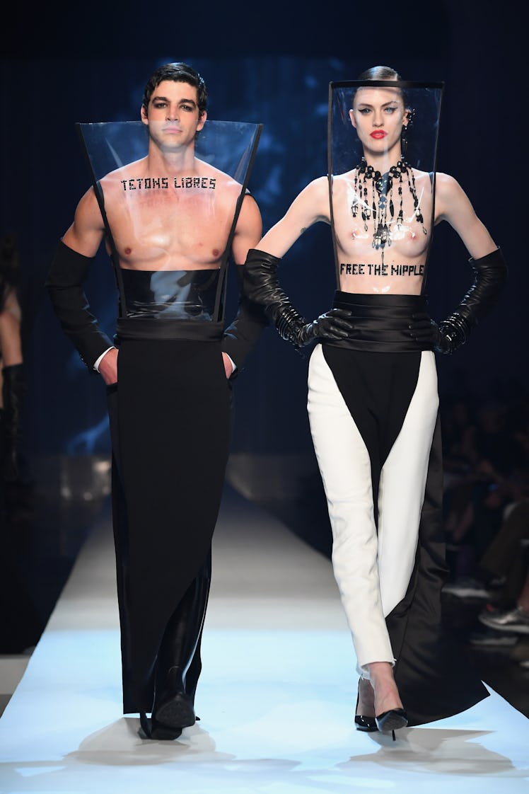 Jean-Paul Gaultier : Runway - Paris Fashion Week - Haute Couture Fall Winter 2018/2019