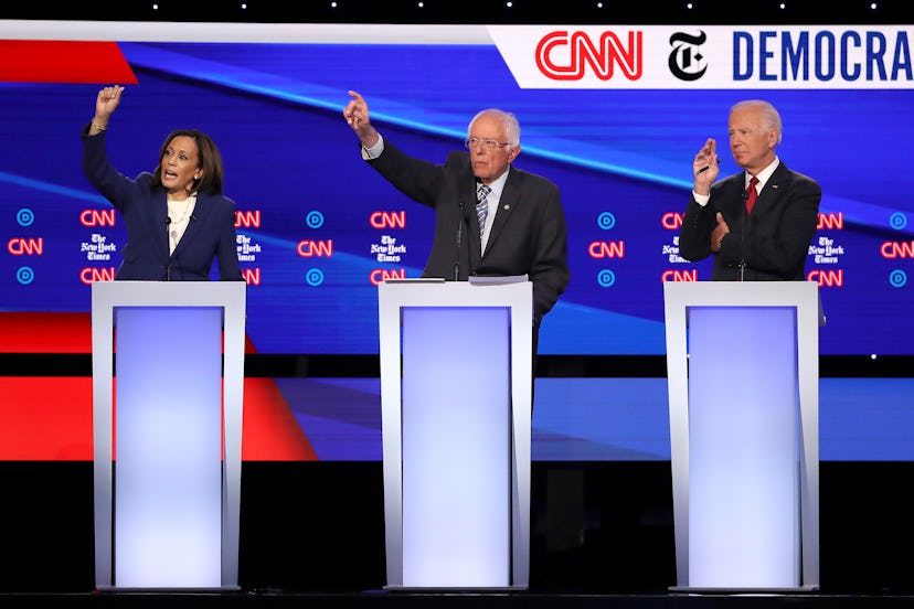 Democratic Presidential Candidates Participate In Fourth Debate In Ohio