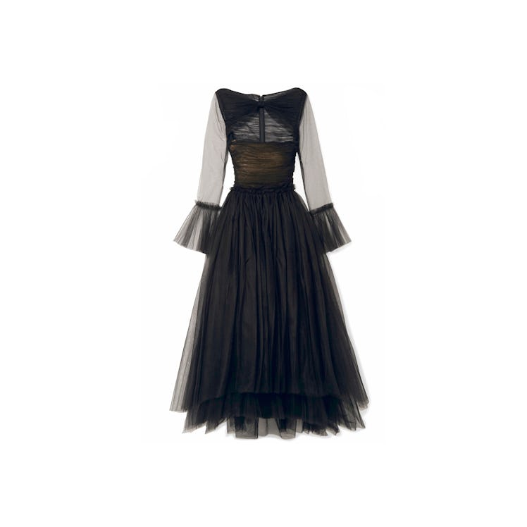 A black tulle dress by Khaite 
