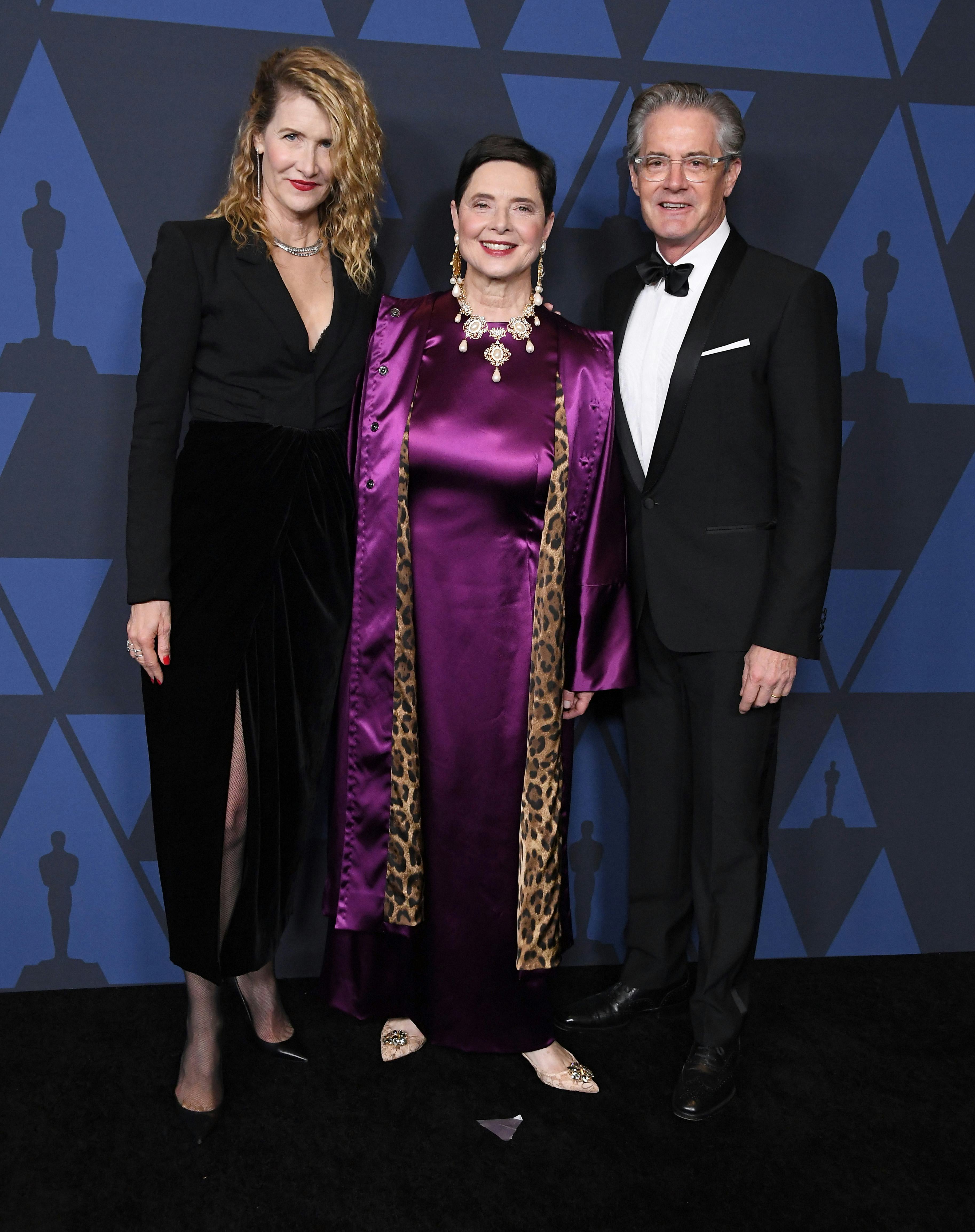 Laura Dern Reunited With Her Blue Velvet “Family”: Kyle MacLachlan,  Isabella Rossellini, and David Lynch