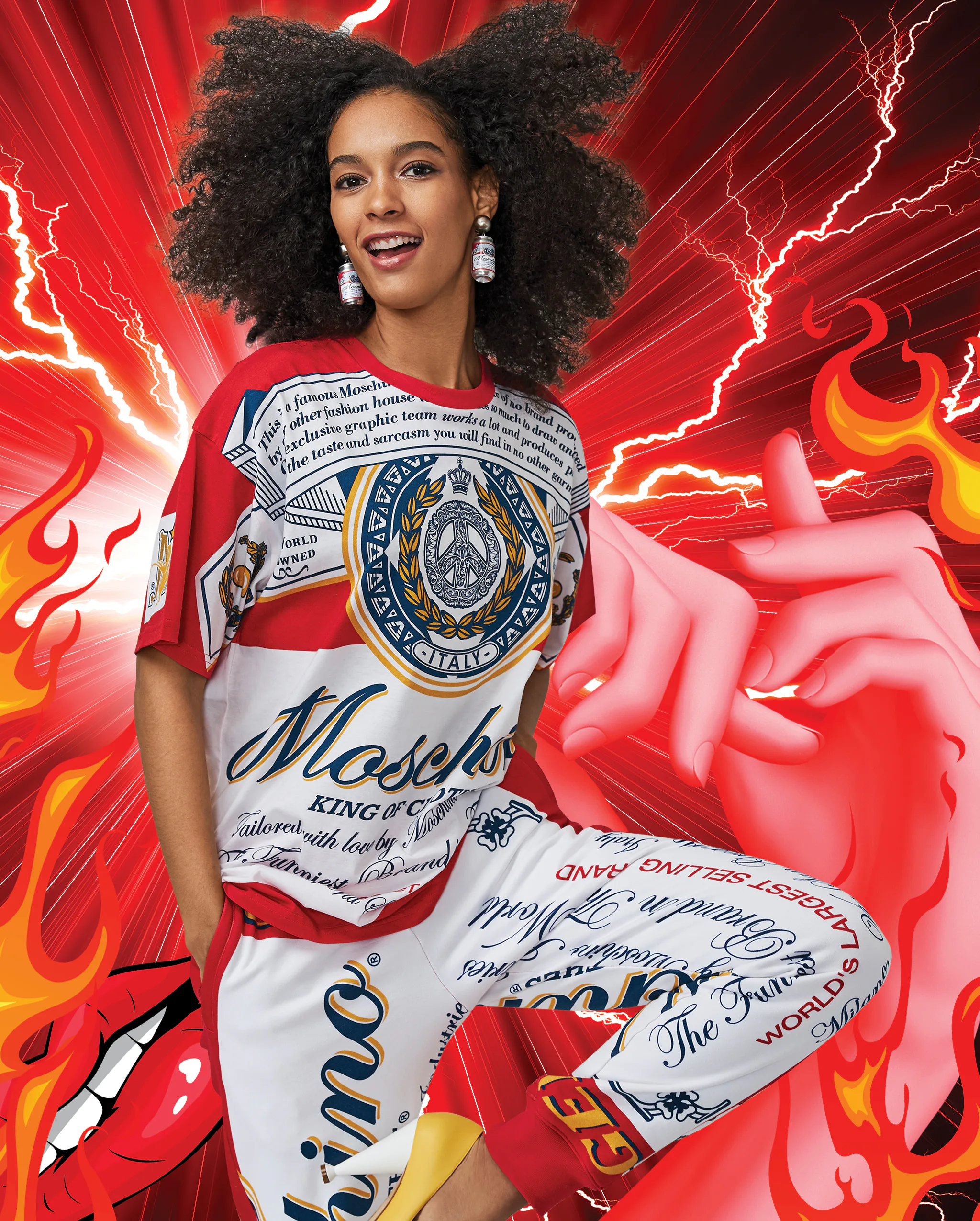 budweiser moschino