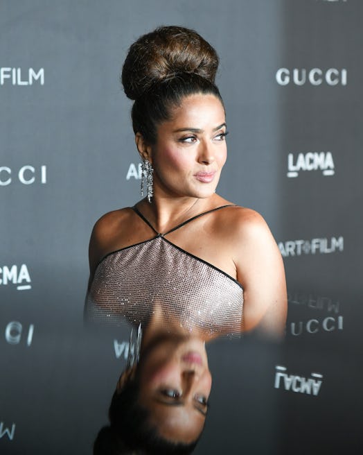 Salma Hayek Pinault at the 2019 LACMA Art + Film Gala in Los Angeles on November 2, 2019.