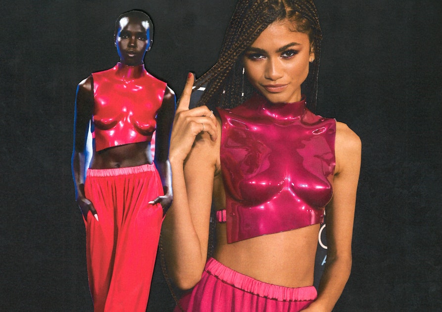 Zendaya's Tom Ford Breastplate Required a 3D Body Scan