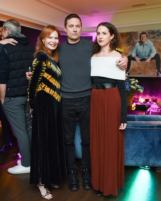 Nancy Moonves, Jack McCollough, and Sara Moonves standing and posing at W Magazine’s Best Performanc...