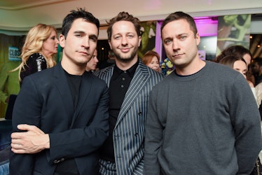 Lazaro Hernandez, Derek Blasberg, and Jack McCollough posing and standing at W Magazine’s Best Perfo...