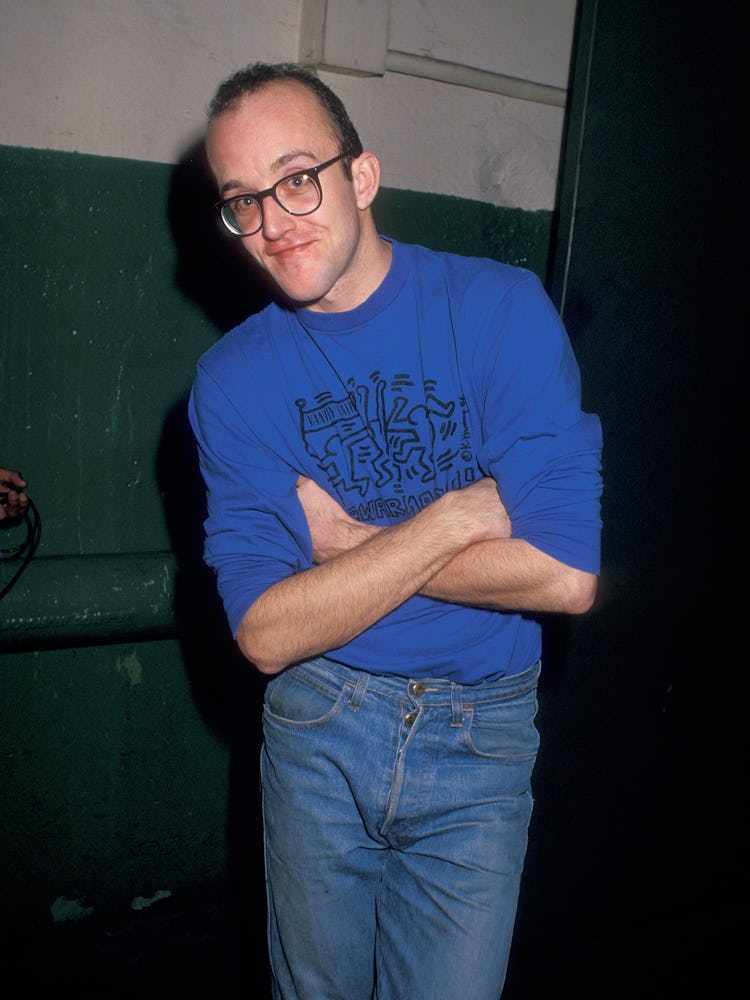 Keith Haring at Grace Jones’ New Year’s Eve Concert