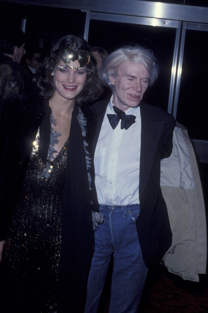 Andy Warhol and Barbara Allen at the Studio 54 New Year’s Eve Party