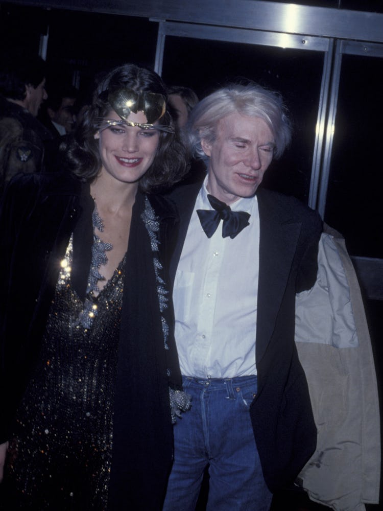 Andy Warhol and Barbara Allen at the Studio 54 New Year’s Eve Party