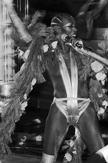 Grace Jones at Studio 54 1978 New Year’s Eve Party